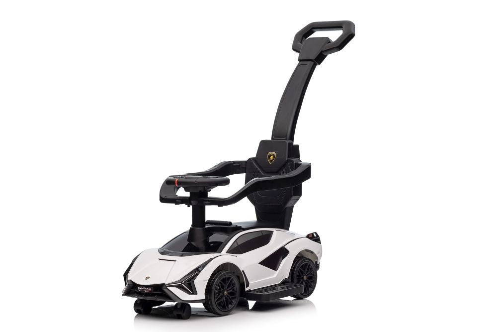 Lamborghini Qls-996t Ride-on With Pusher White