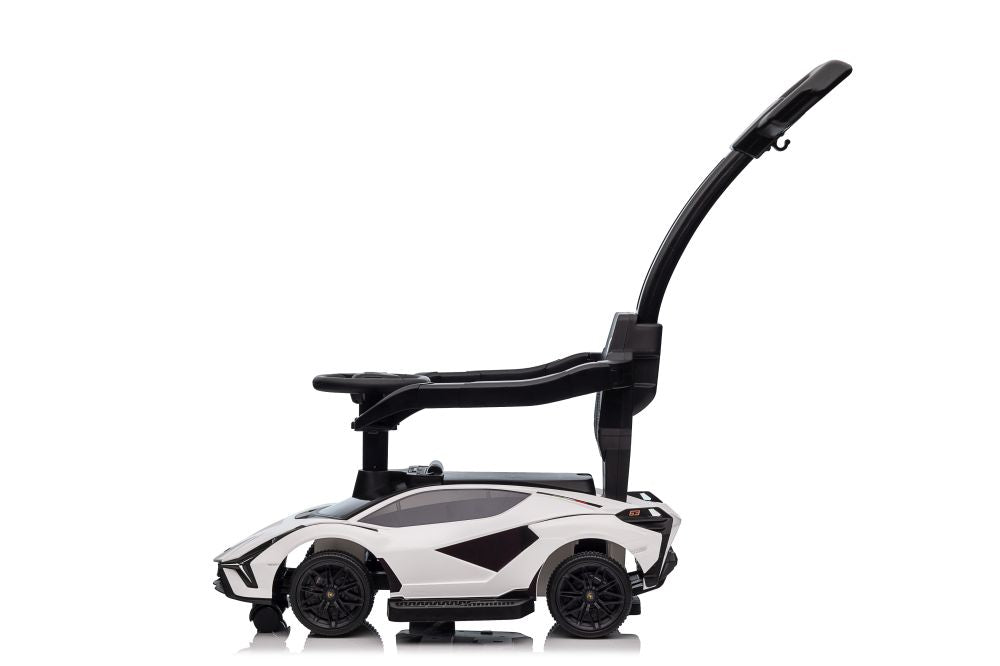 Lamborghini Qls-996t Ride-on With Pusher White