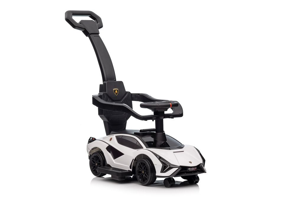 Lamborghini Qls-996t Ride-on With Pusher White