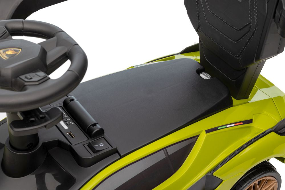Lamborghini Qls-996t Ride-on With Pusher Green