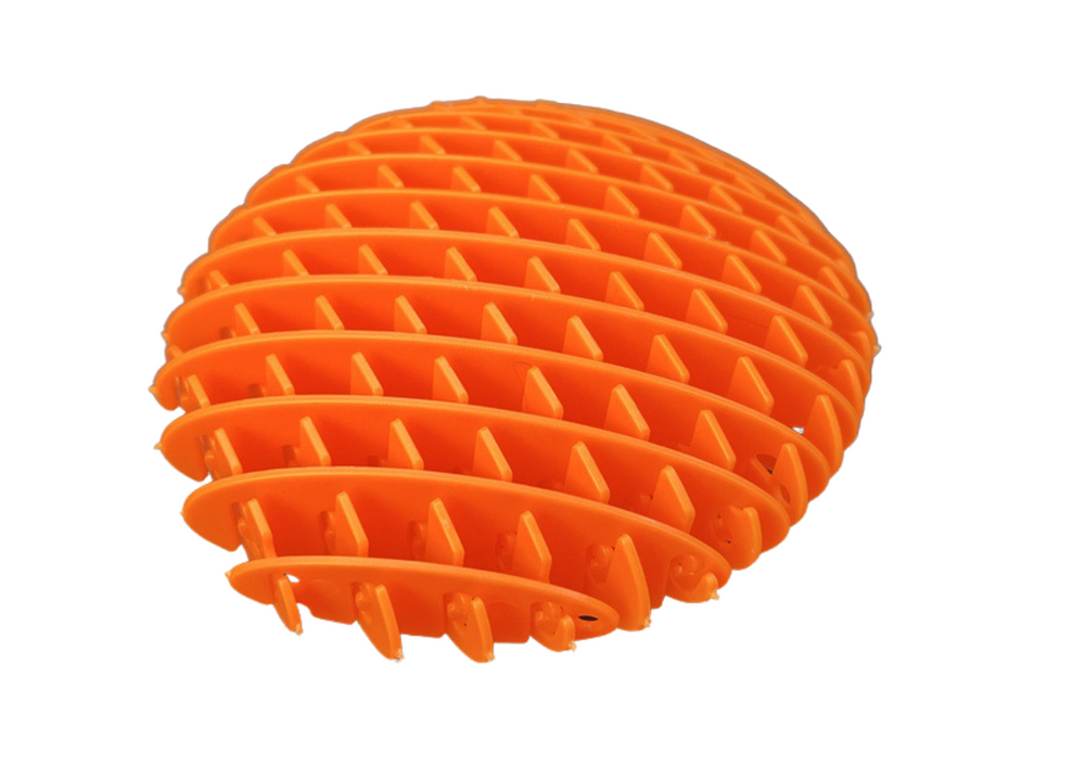 Fidget Toy Orange Anti-stress Flexible Sensory 10 Cm