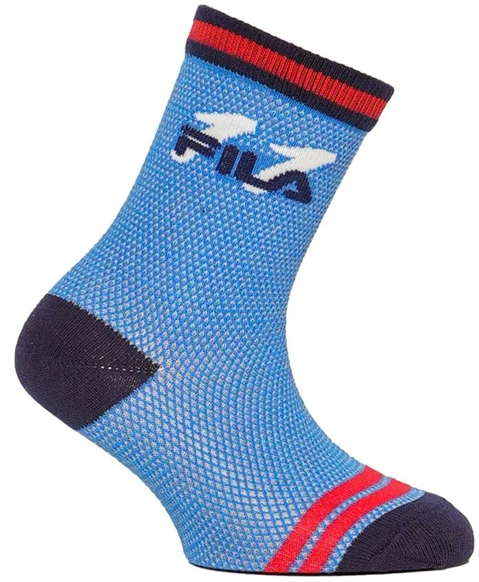 Detské ponožky fila jr. ponožka city 3-pack modrá 35-38