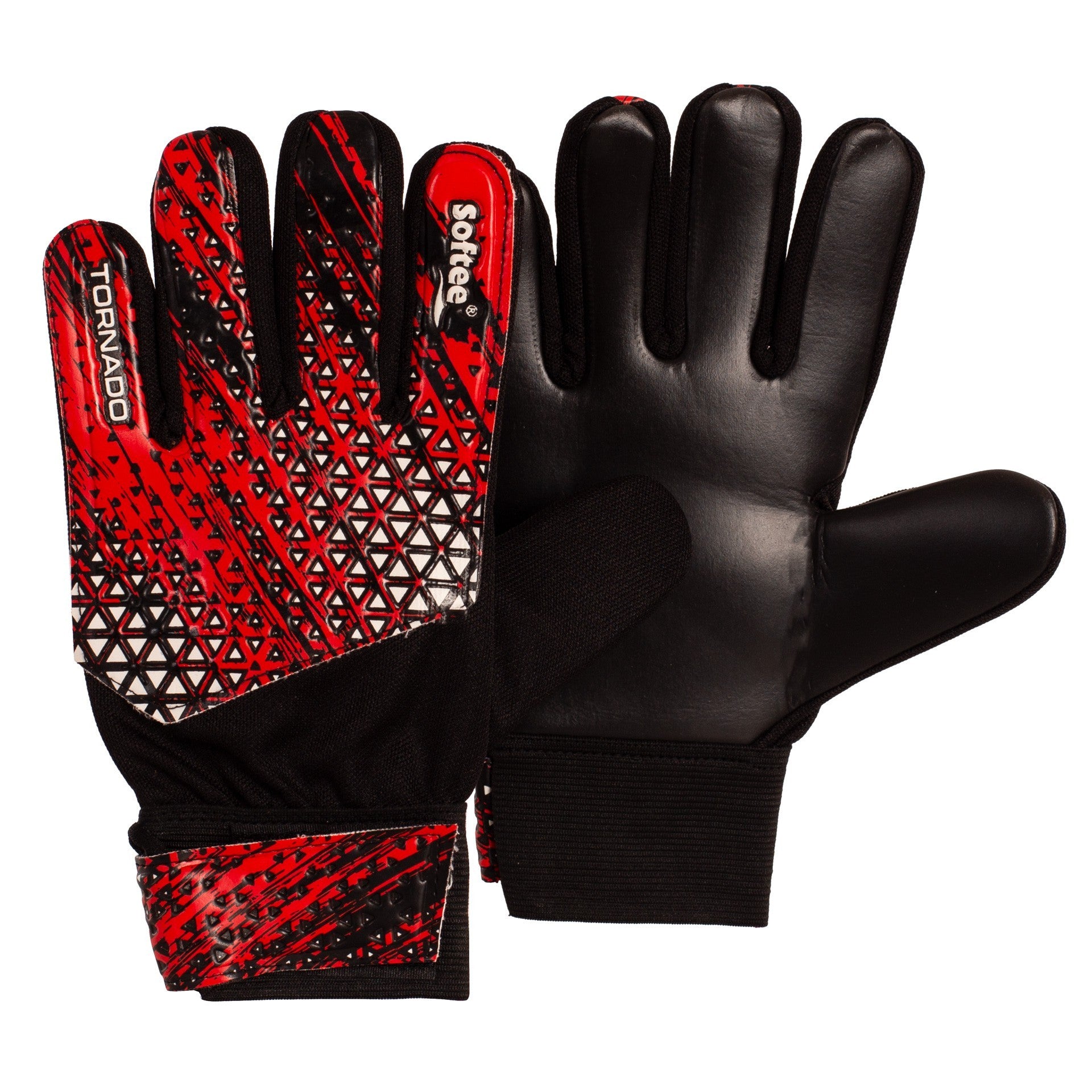 Luvas de goleiro Softee Lunar (par) Rojo/Negro