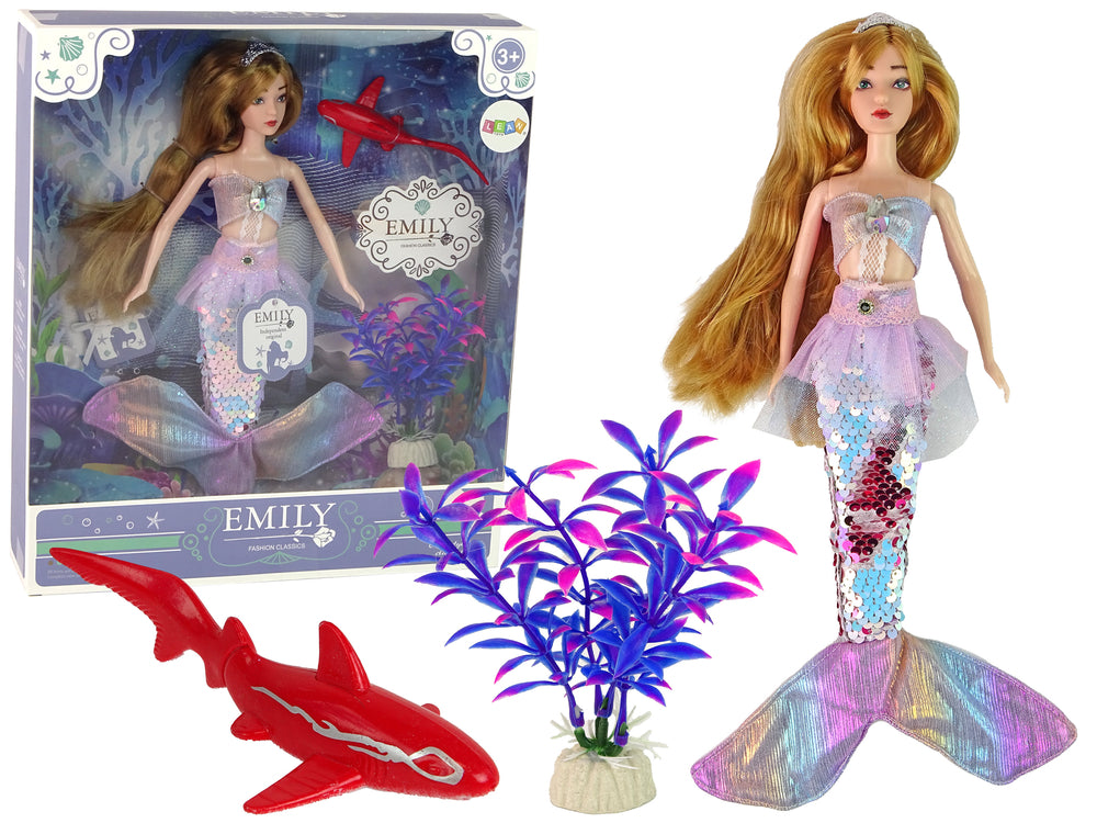 Doplnky pre bábiku Emily The Mermaid Baby Doll Pink