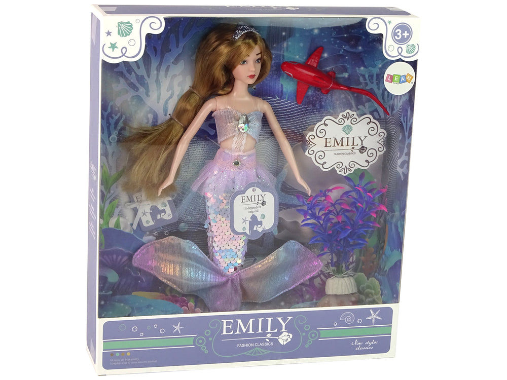 Doplnky pre bábiku Emily The Mermaid Baby Doll Pink