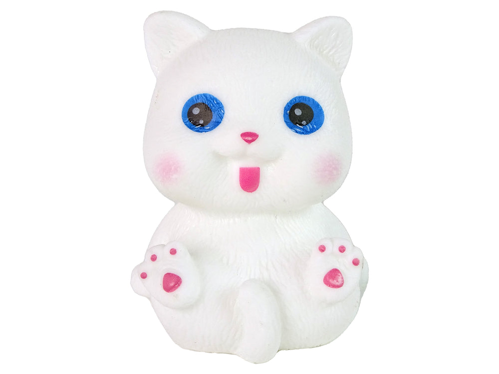 Baby Doll Doll With Cat Long Brown Hair.