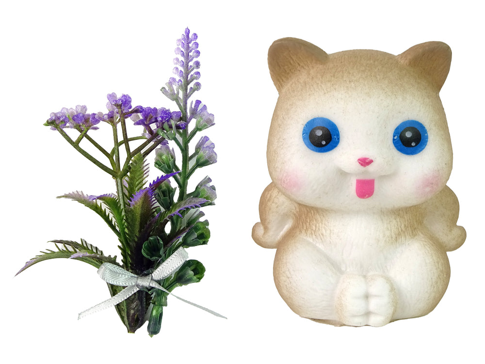Baby Doll Emily Pigtails Cat Flowers