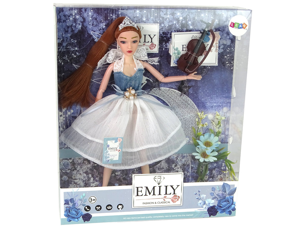 Baby Doll Emily Violin Flowers