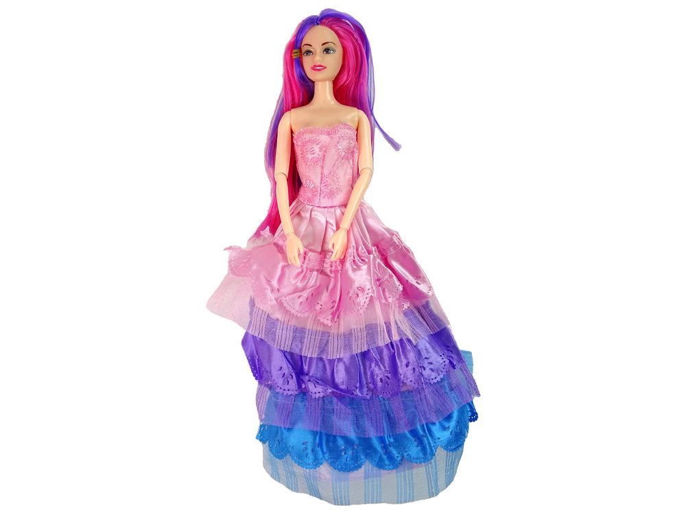 Princess Doll With White Pony Figures Accessories.