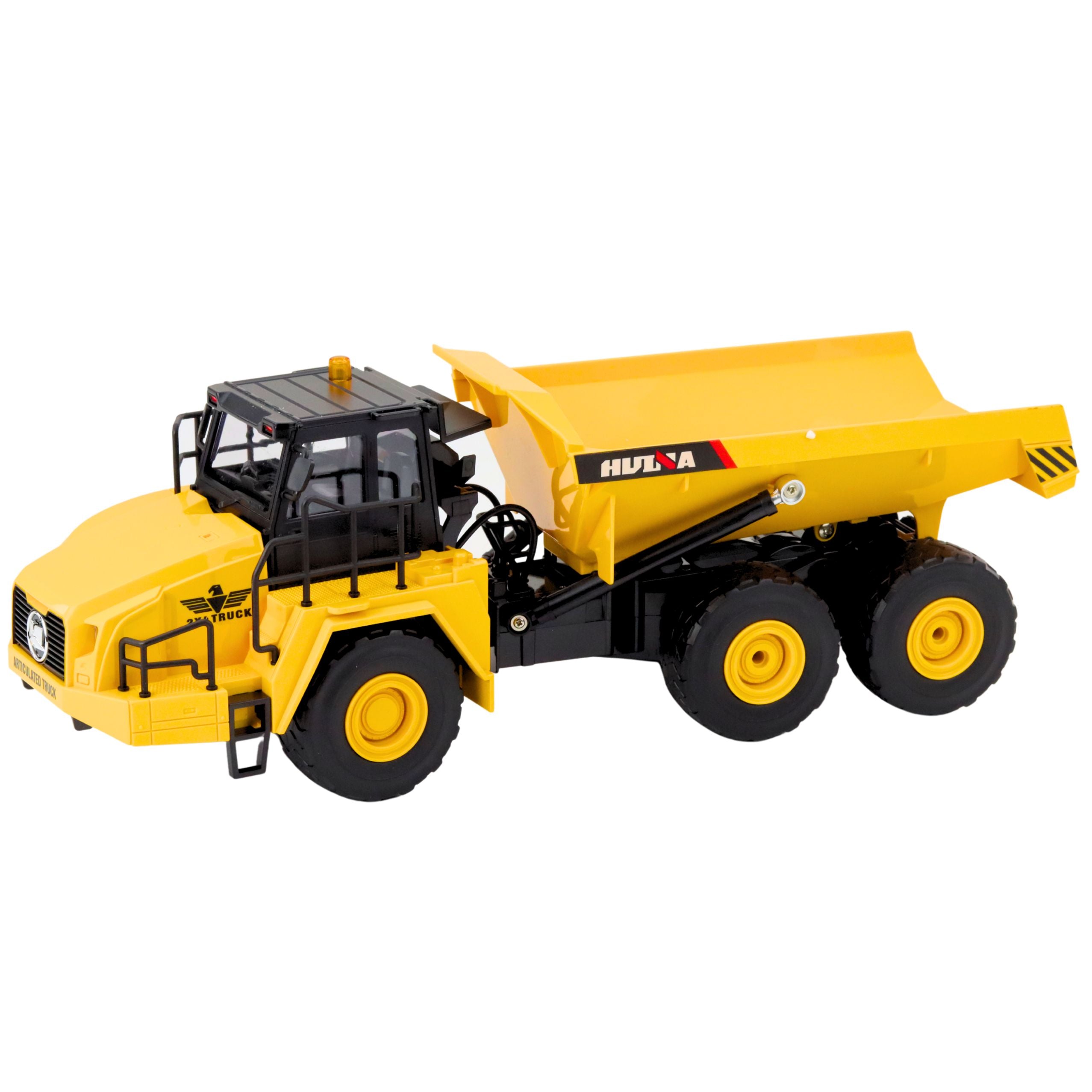 Huina Remote Controlled Rc Dumper Truck 1553 Yellow 1:16