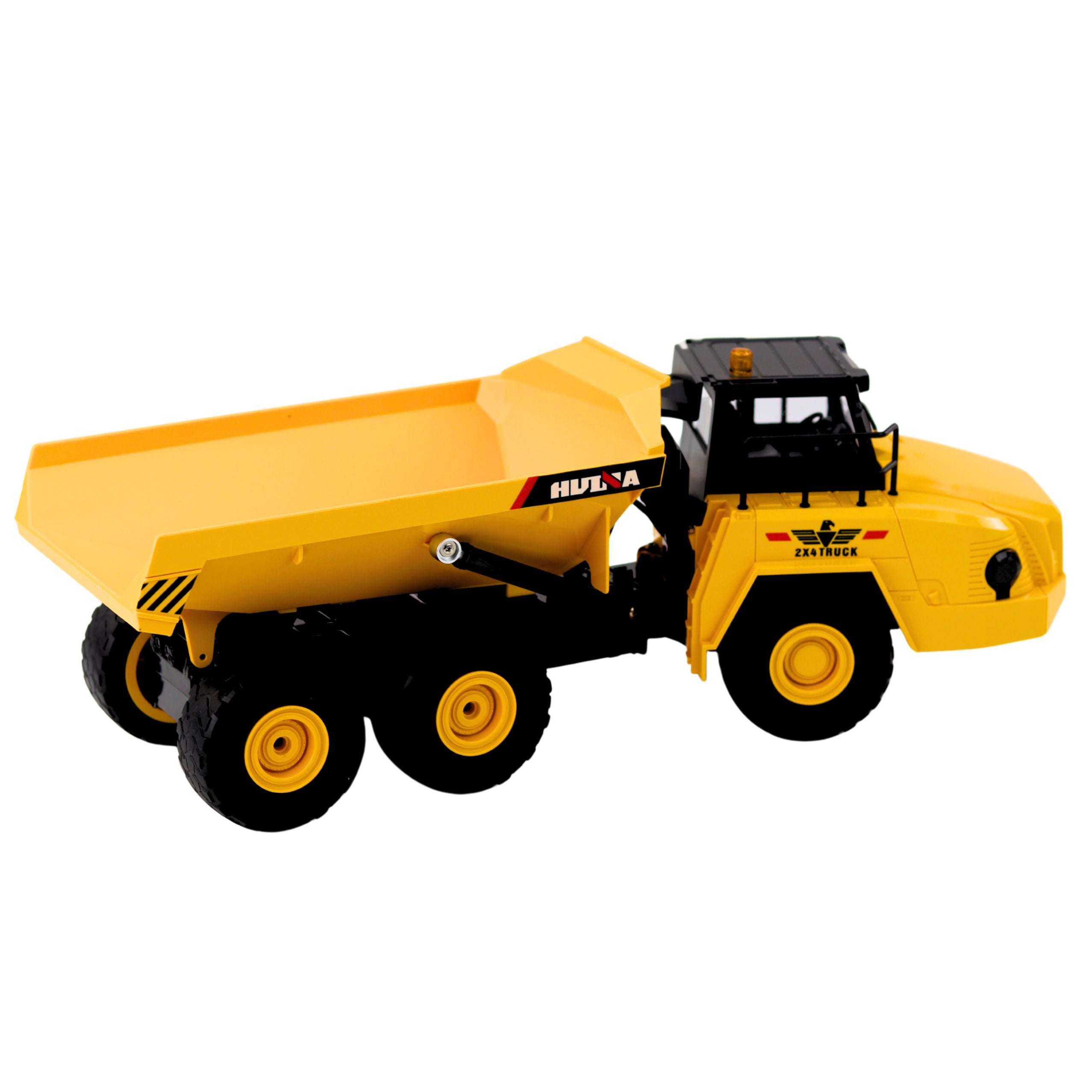 Huina Remote Controlled Rc Dumper Truck 1553 Yellow 1:16