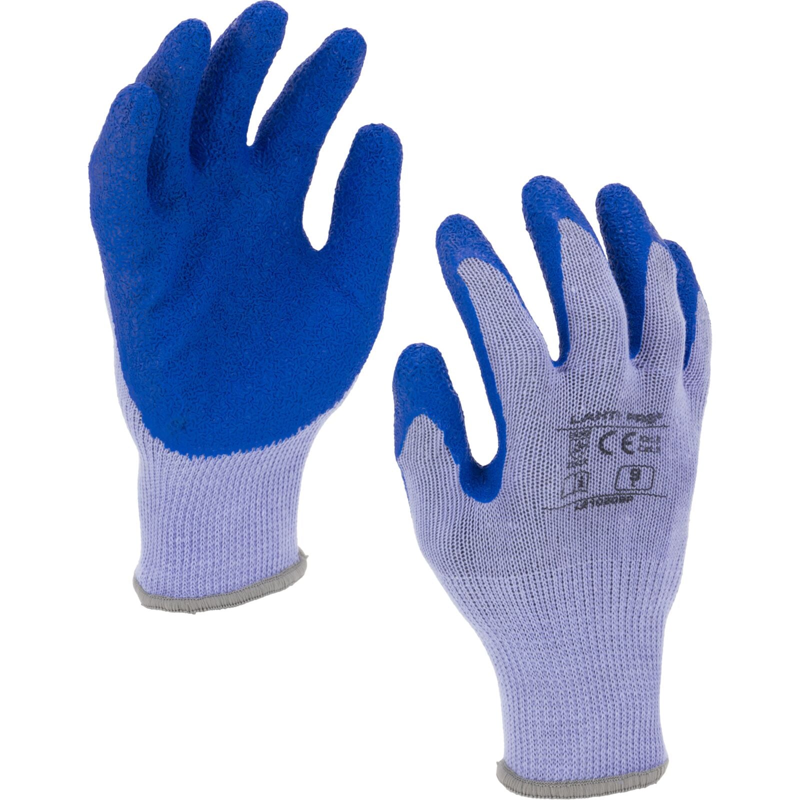 Gloves Latex Blue-purple L210211p 12 Pairs 11 Ce Lahti