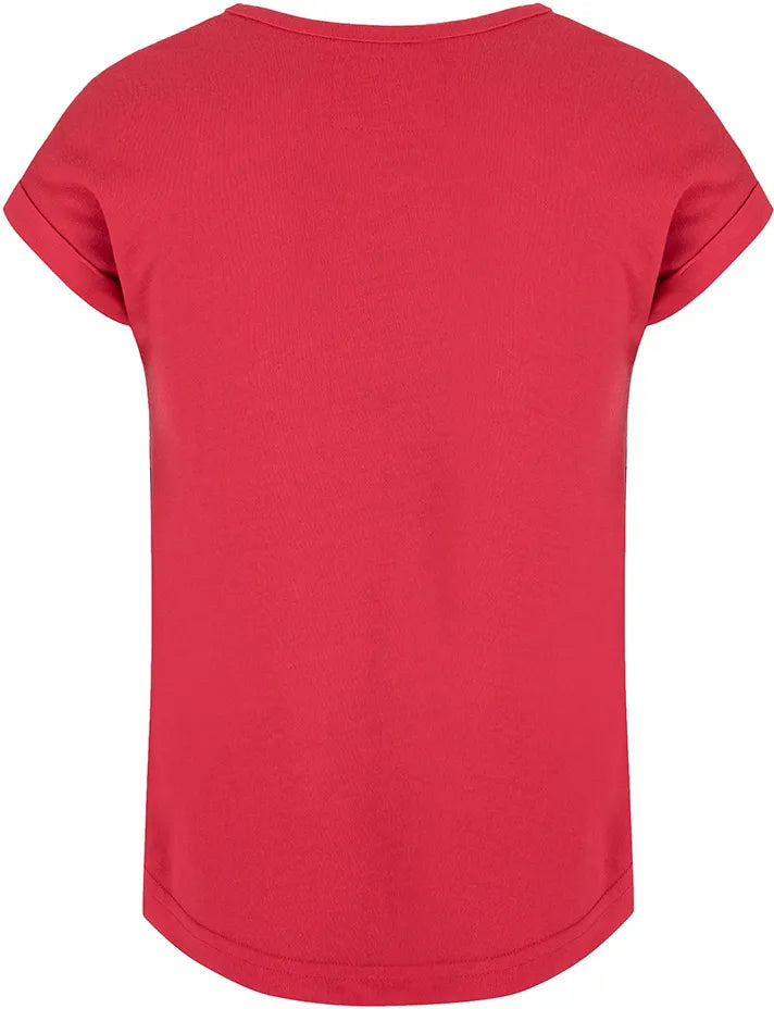 Lúb t-léine leanaí ajsi dearg 164