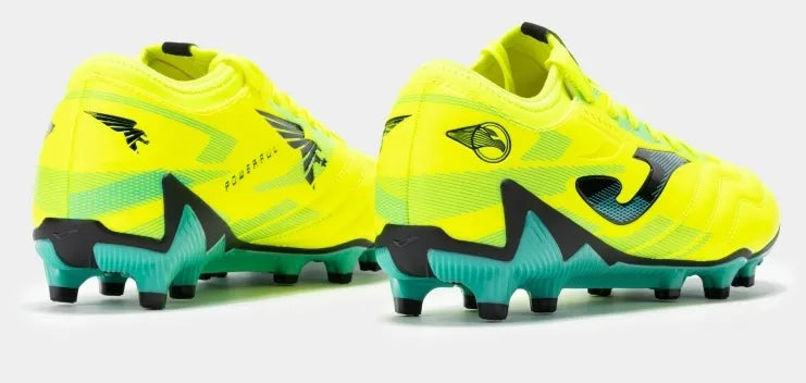Buty piłkarskie joma potężny 2411 cytrynowy fluor turkusowy twardy grunt żółty 44