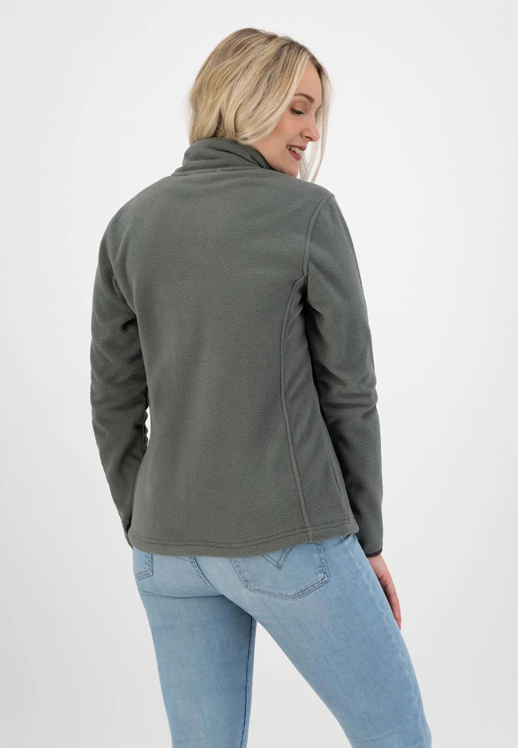 Moletom de lã feminino kjelvik polar danique balsam verde 40