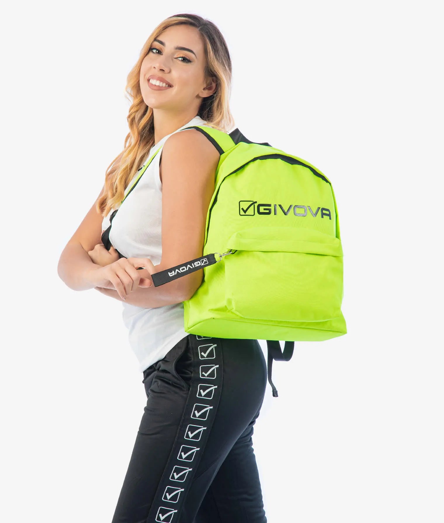 Rucsac sport givova evolution galben galben fluo