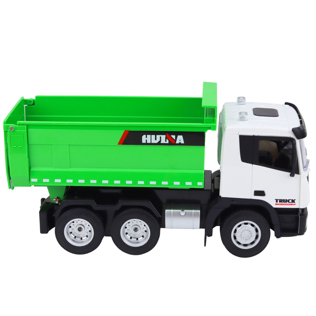 Huina Rc fjernbetjening dumper grøn 1:18