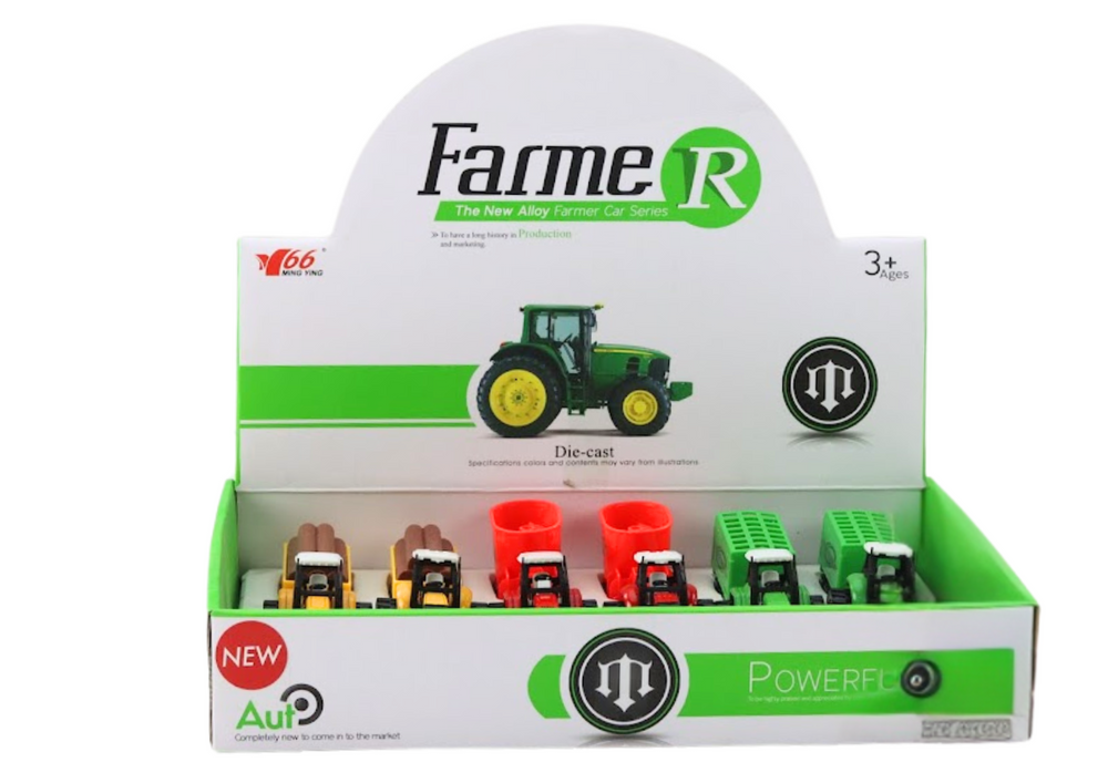 Tractor With Trailer Excavator Bulldozer Agricultural Machine 3 Colors