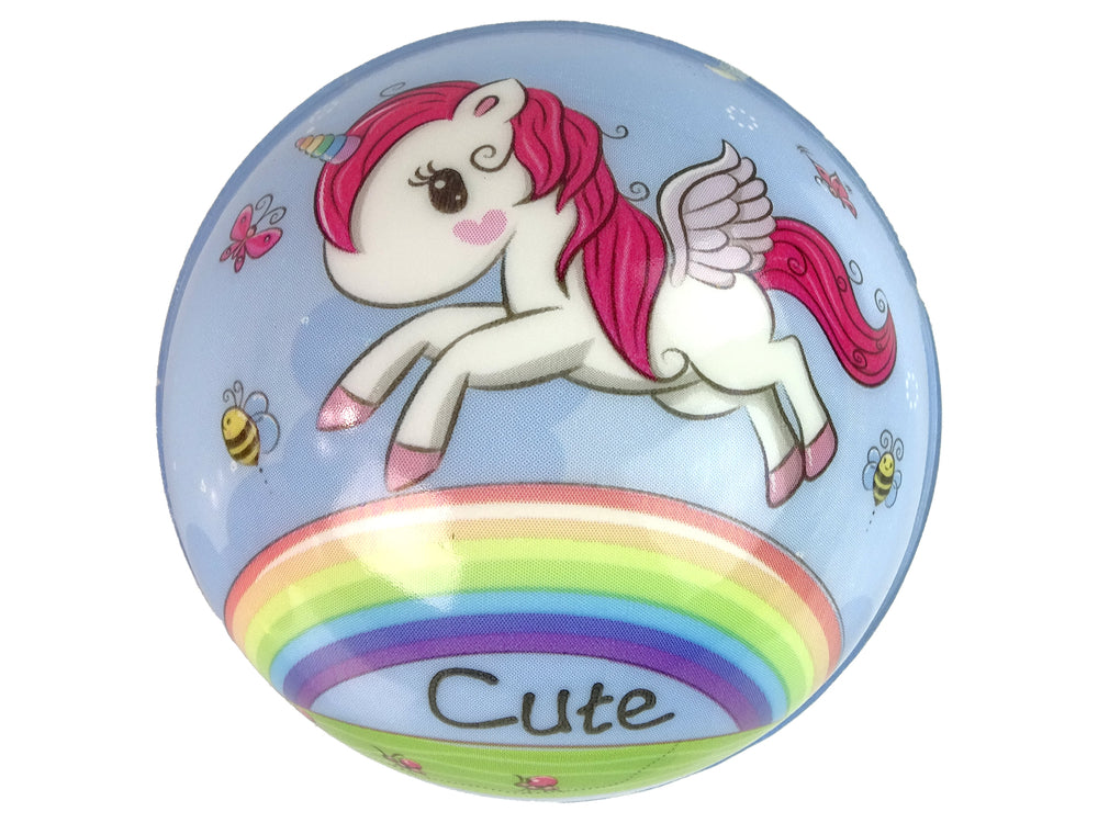 Soft Rainbow Ball For Baby 8 Cm In Diameter.