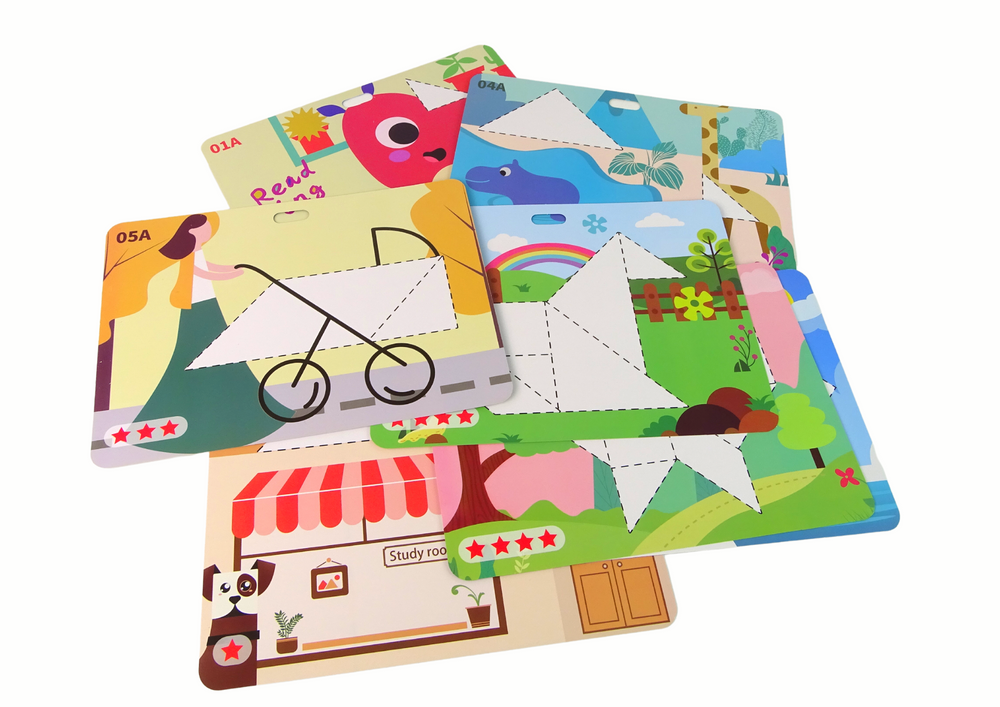 Tangram Puzzle 7 Magnetic Blocks