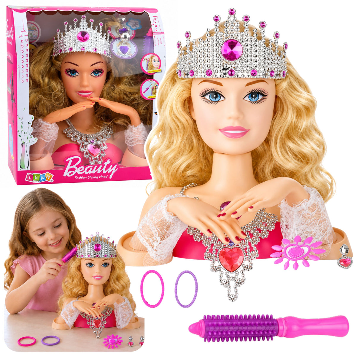 Beauty Mode Styling Hoofd Pop Accessoires Sieraden