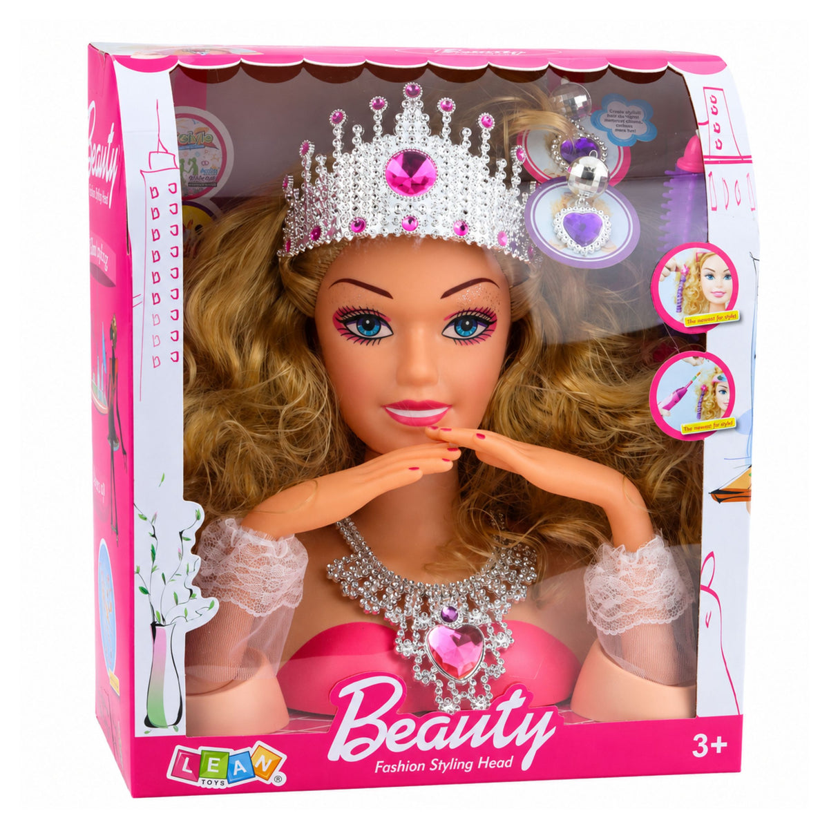 Beauty Mode Styling Hoofd Pop Accessoires Sieraden