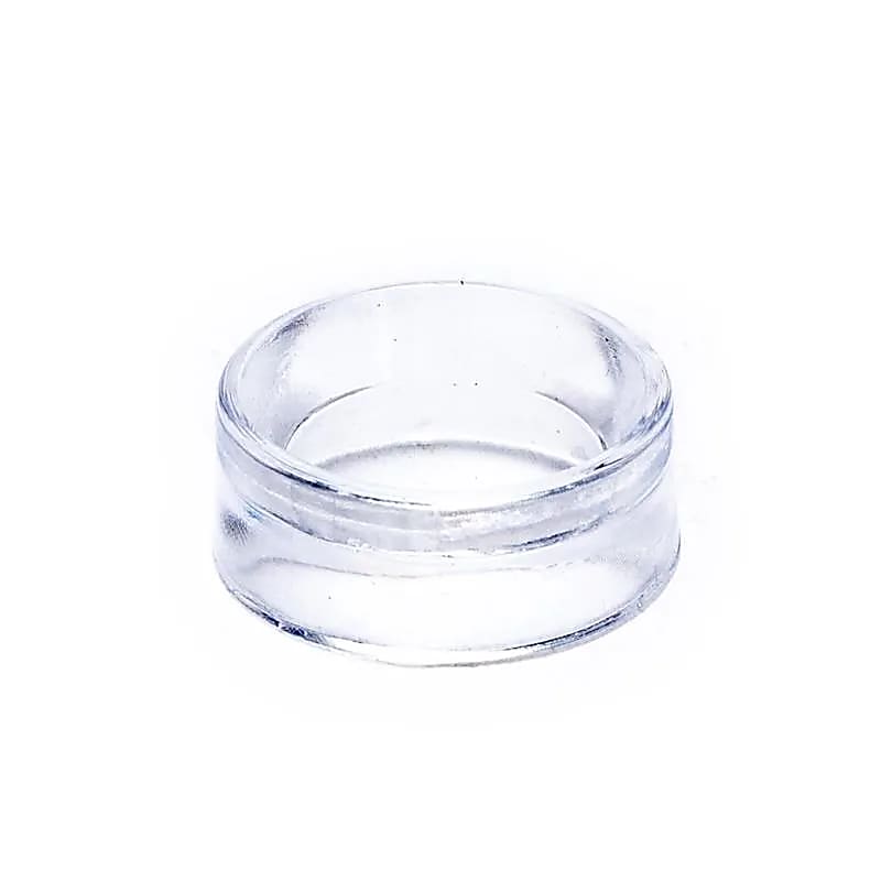Soporte transparente para esferas de piedras preciosas - paquete de 24 piezas - 1,5 x 0,6 cm
