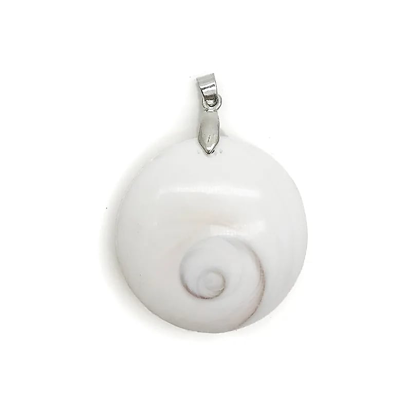 Gomati Chakra kő medál kerek -- 2 db-os készlet - 4 cm