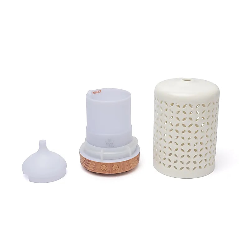 Aroma Diffuser Flower Of Life Keramisk Usb - 100 Ml