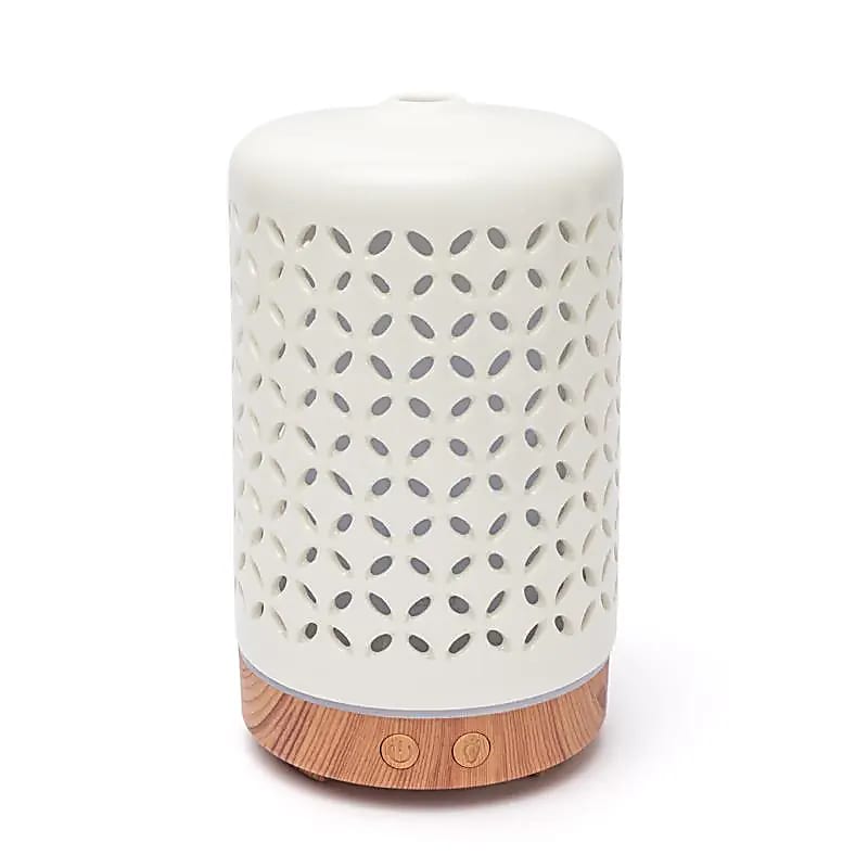 Aroma Diffuser Flower Of Life Keramisk Usb - 100 Ml