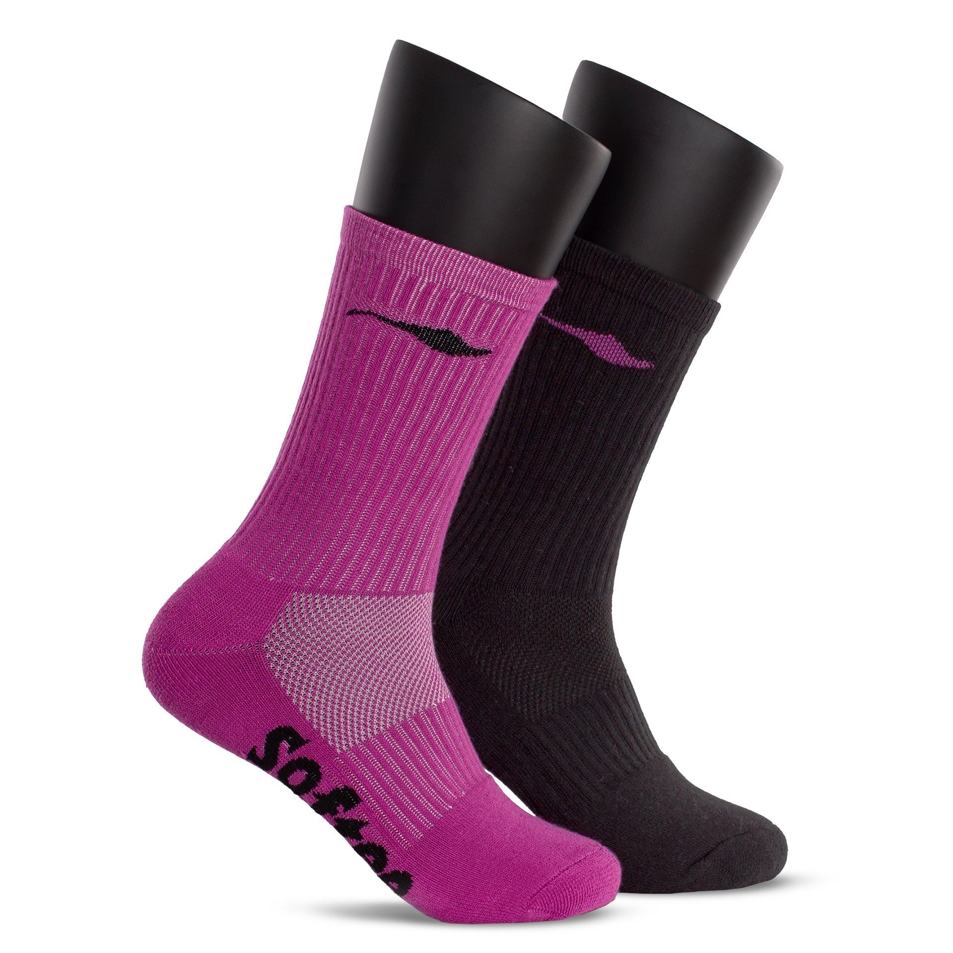 Socken Softee Duo Negro/Violeta 35-38