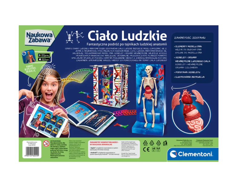 Science Fun Human Body Polish Language Clementoni 60249