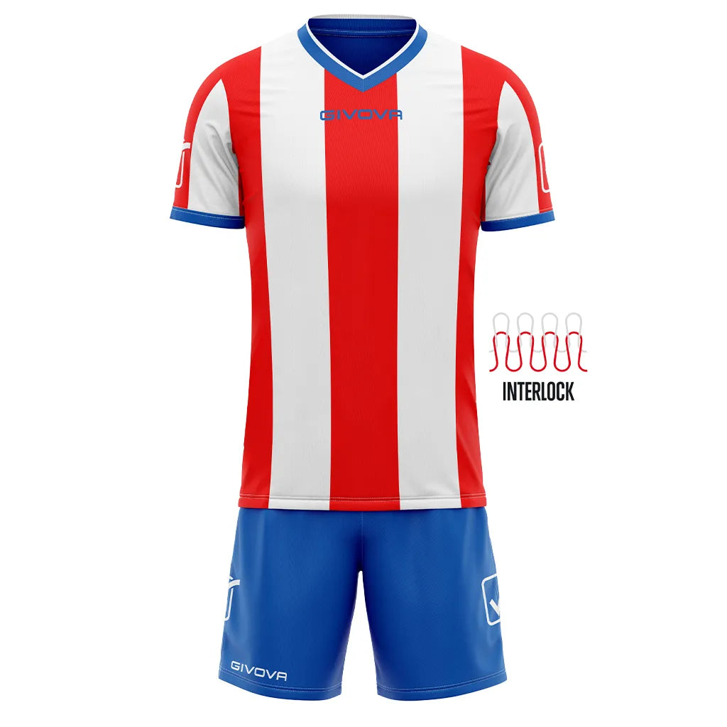 Sports Set Givova Catalano Red-white Red