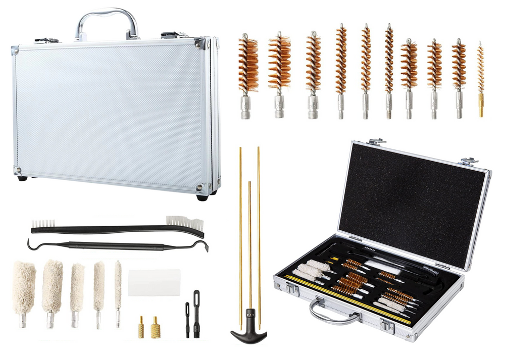 Kit de nettoyage pour pistolet dans un étui Ramrod 28 El