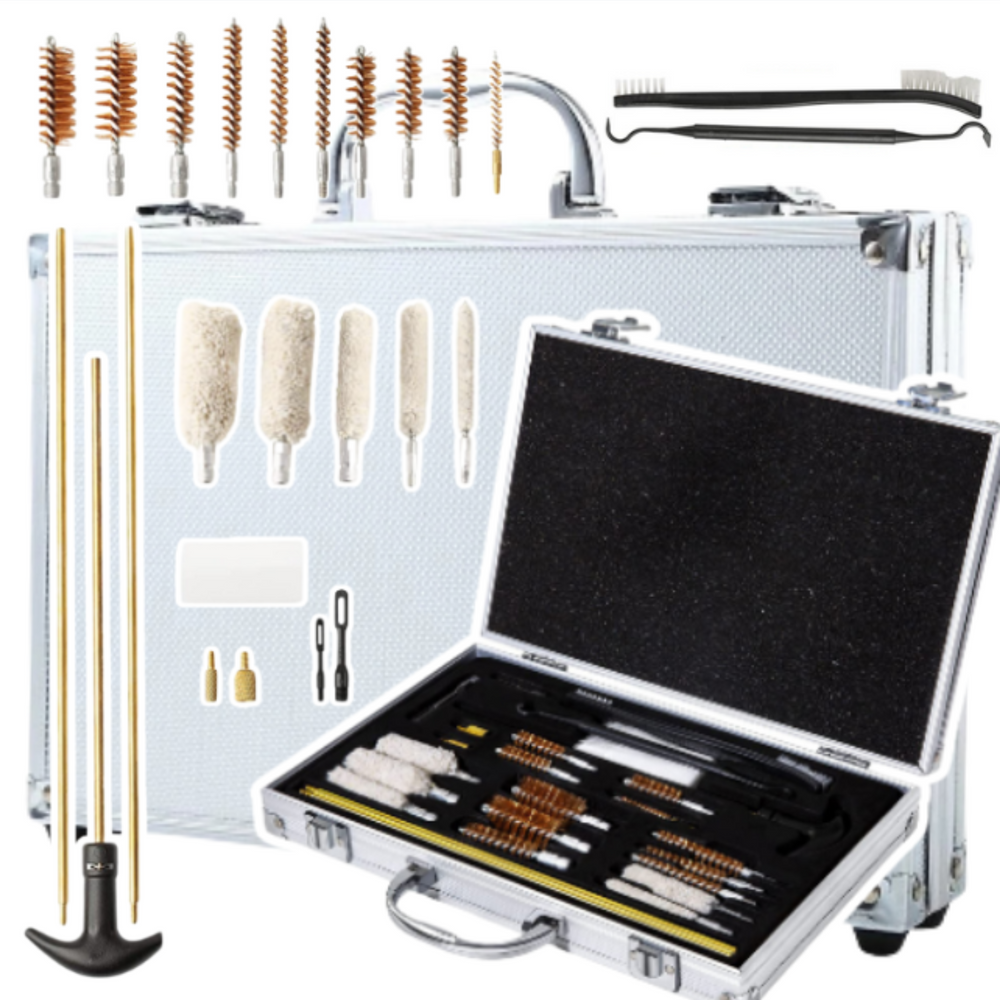 Kit de nettoyage pour pistolet dans un étui Ramrod 28 El