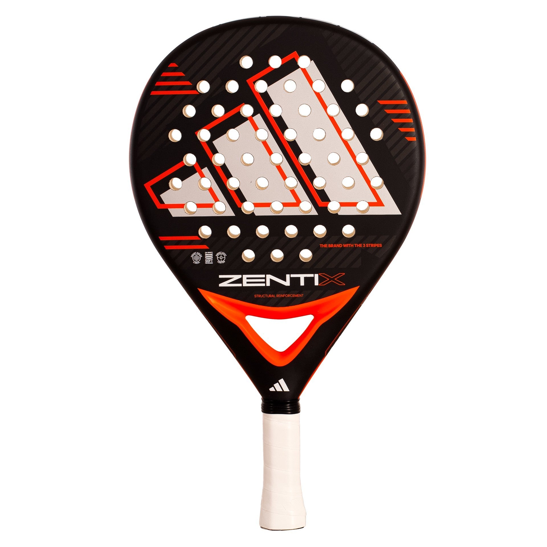 Rakieta Padel Adidas Zentix Czarny/Pomarańczowy Wielokolorowy