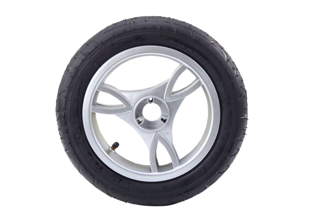 Plastic Wheel With Rubber Tire (inflatable) Pro 700 Front