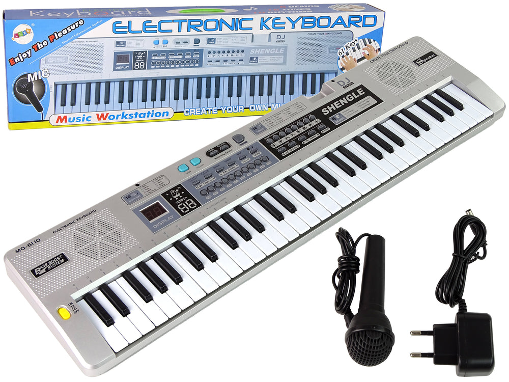 Keyboard Mq-6110 Microphone Organ 61 Keys