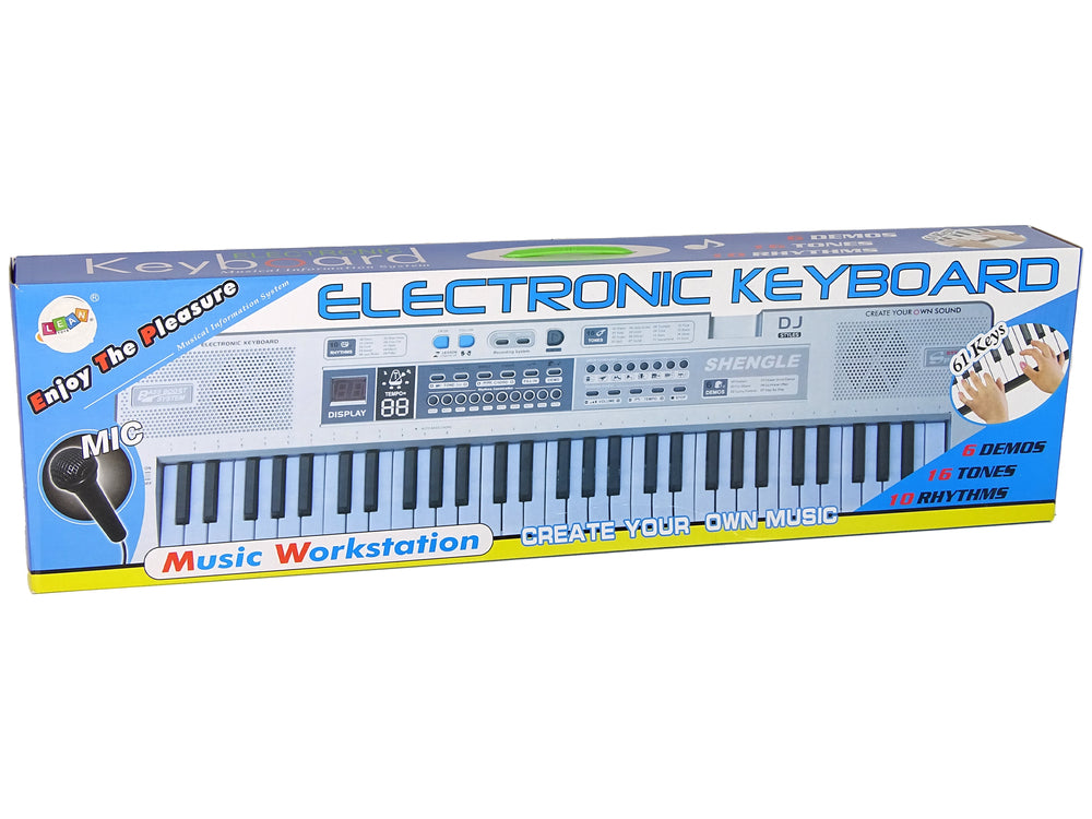 Keyboard Mq-6110 Microphone Organ 61 Keys