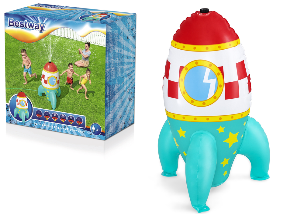Inflatable Rocket Water Fountain 64 X 61 X 102 Cm Bestway 52572