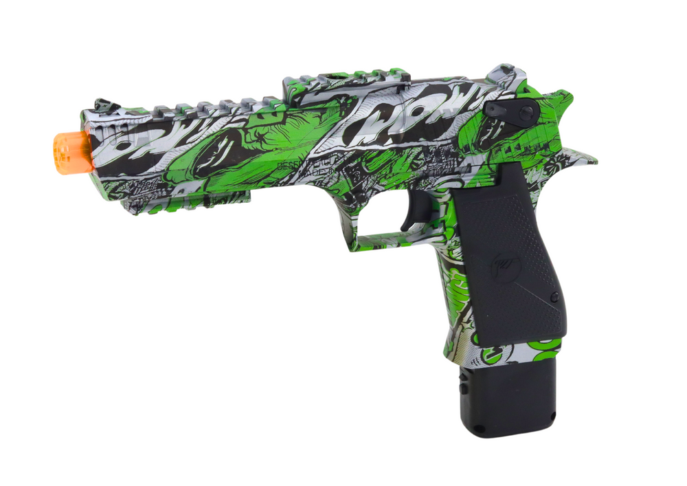 Pistola de Bolas Eléctrica Dardos de Agua Dardos 2 en 1 Verde