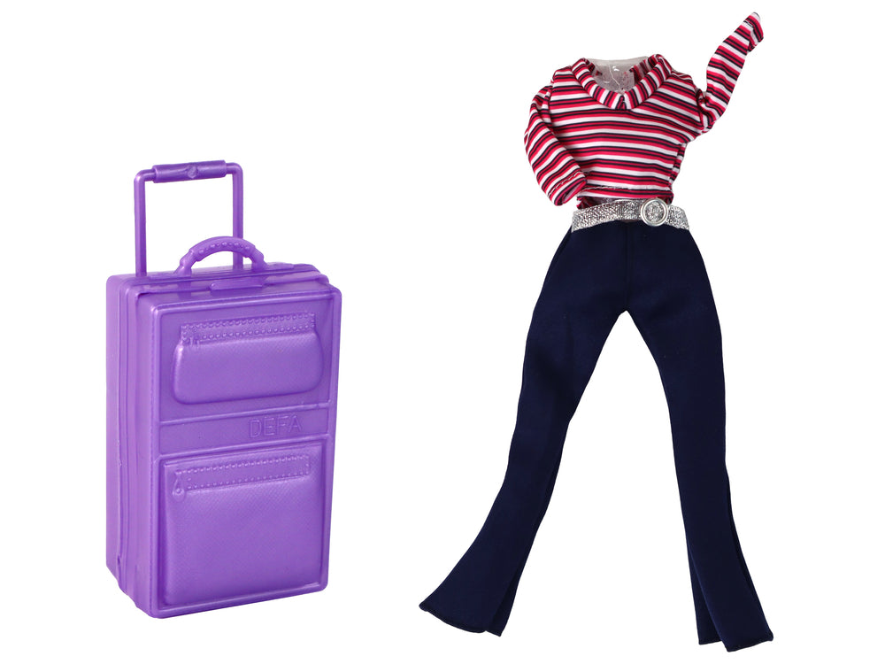 Set Doll With Disguise Suitcase Purse Adventure