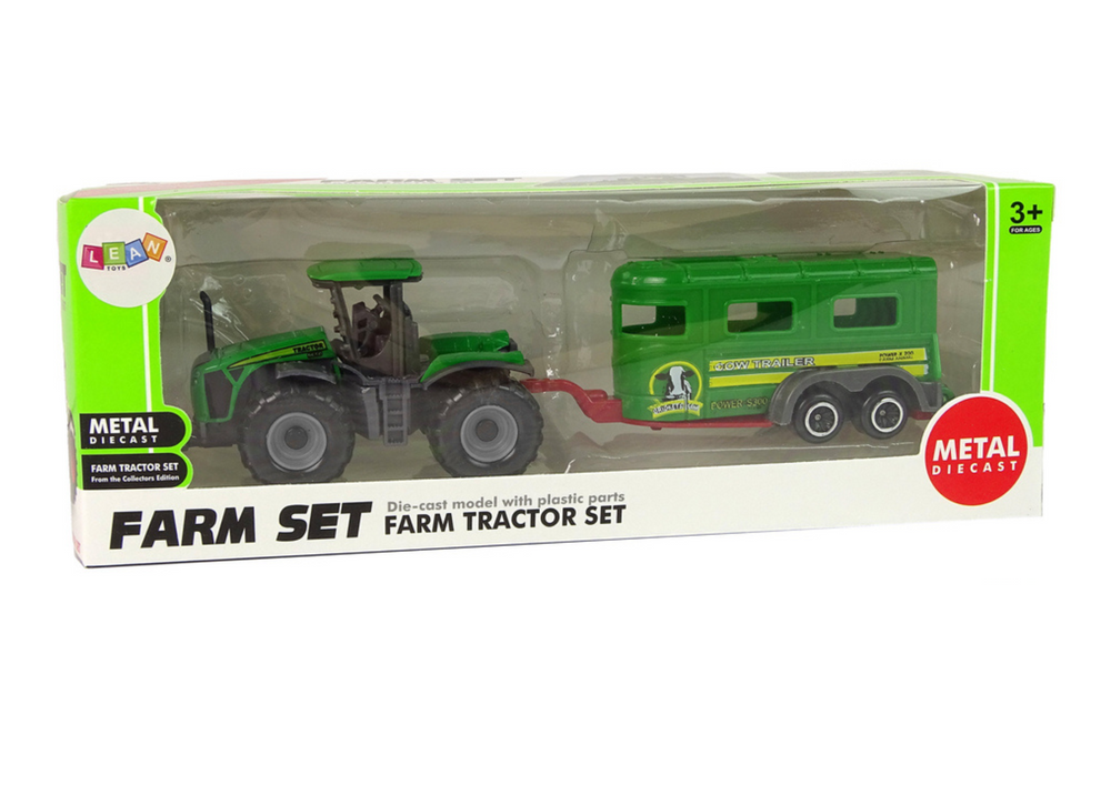 Tractor With Trailer Green