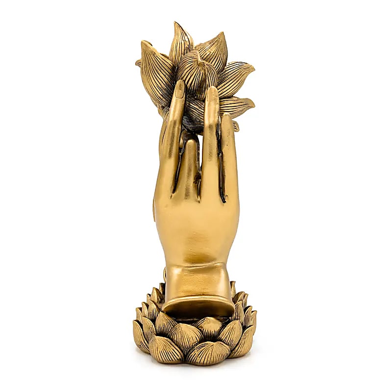 Deco Ruky s lotosovým zlatom - 14,5 x 9,6 x 24,8 cm