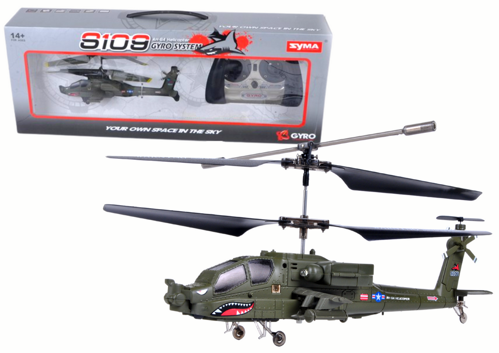 Rc Helicopter S109g Syma Rc Green