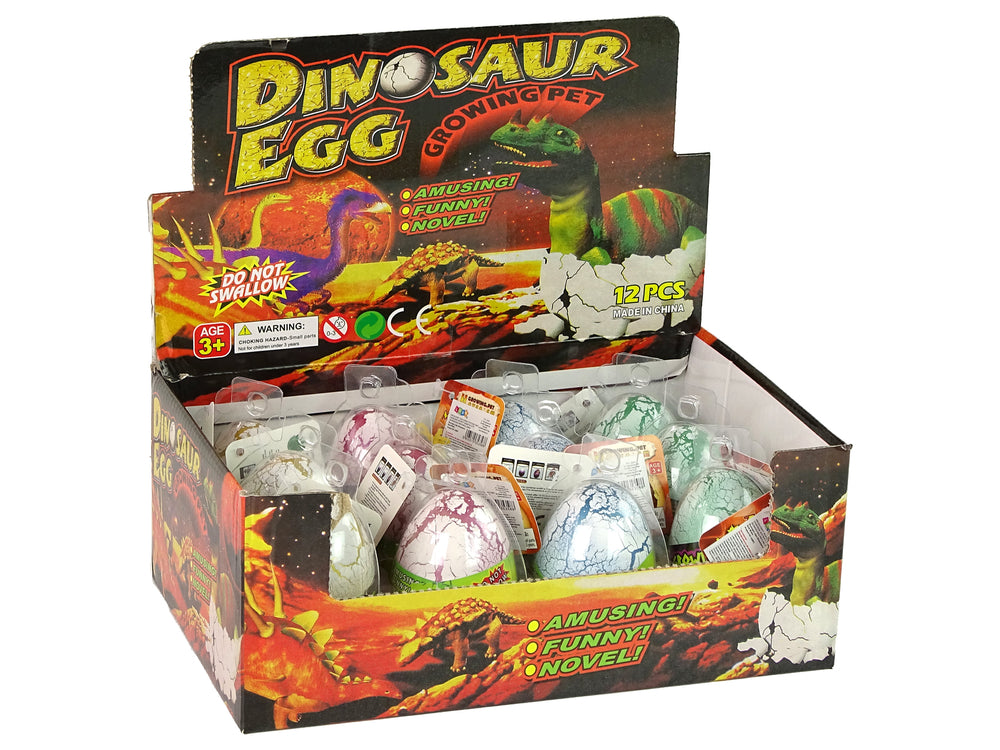 Hatching Magic Dinosaur Egg Growing 6 Cm White.