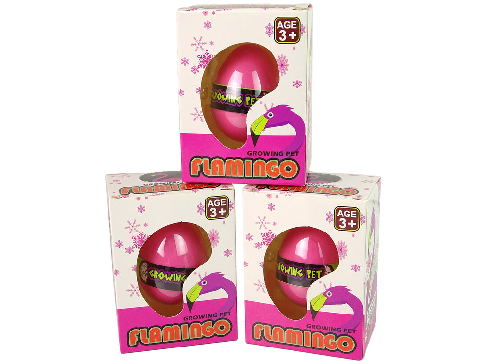 Growing Flamingo Egg 6cm Pink