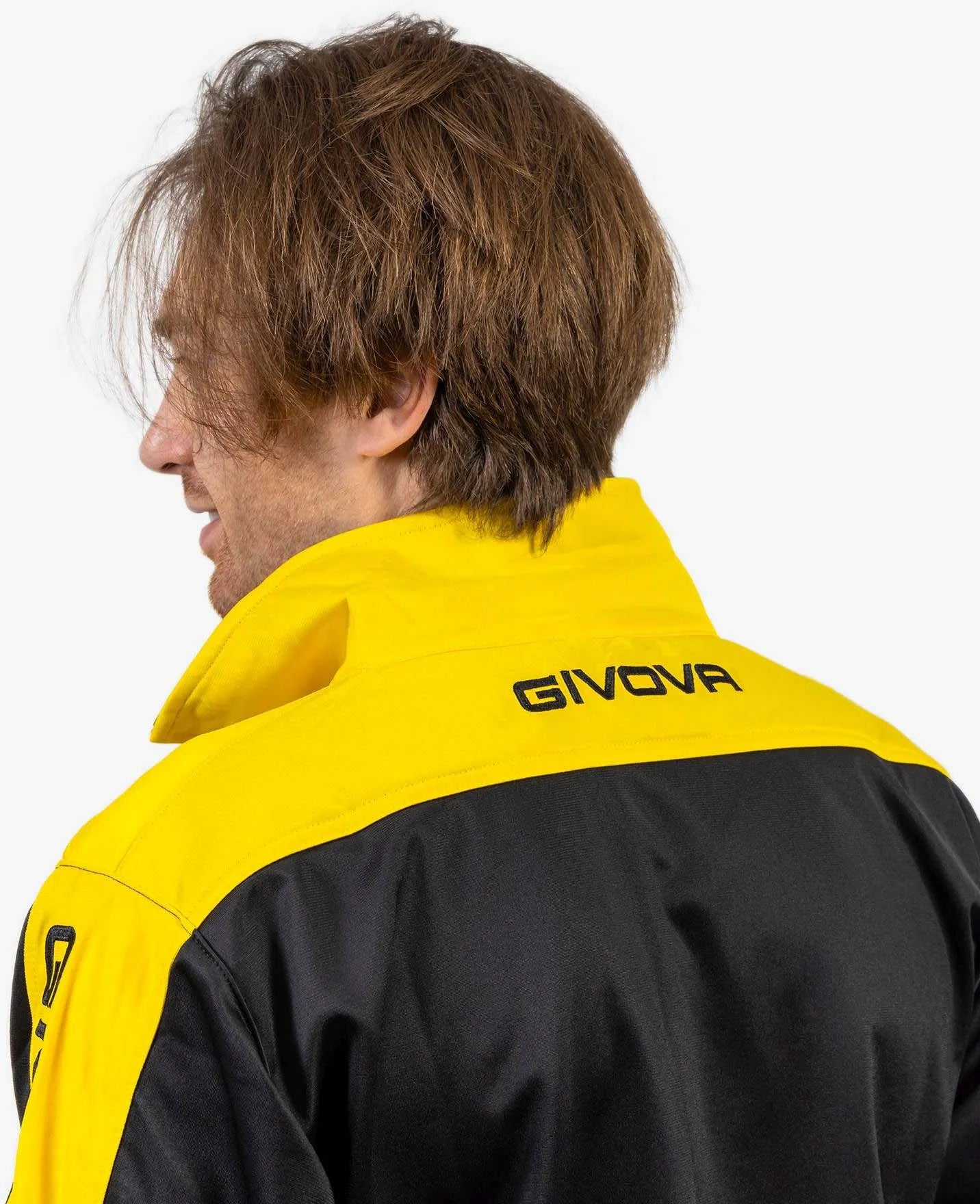 Set sportivo Givova Roma Nero-giallo Nero 2xl