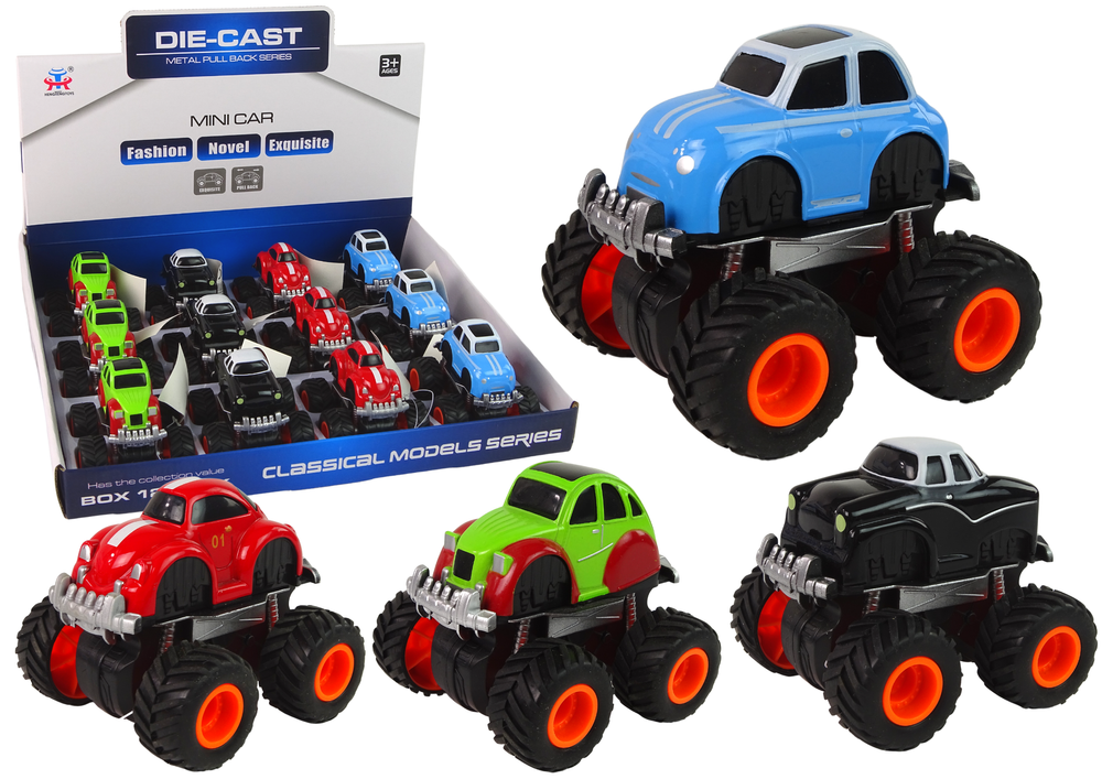 Metal Car Large Wheels Various Designs Hxhg08