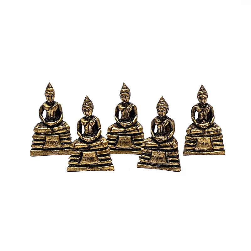 Statueta Buddha de meditație - 10 G; 3 Cm Pachet De 5 Buc